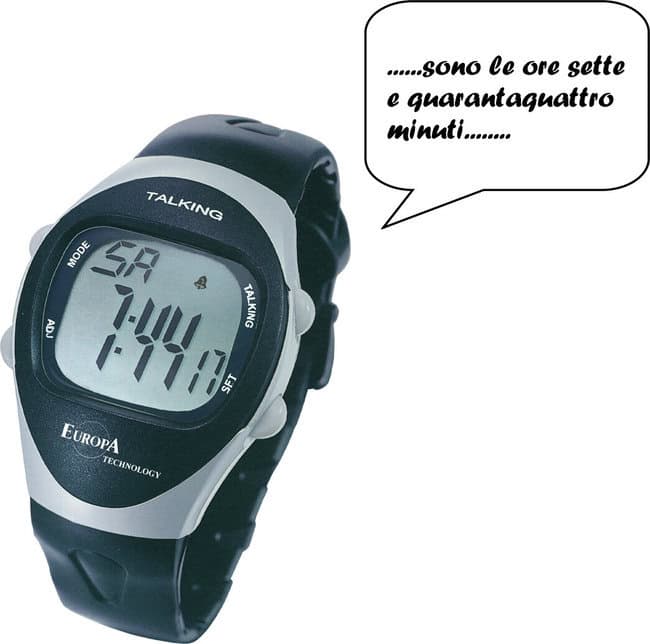 Orologio talking sales
