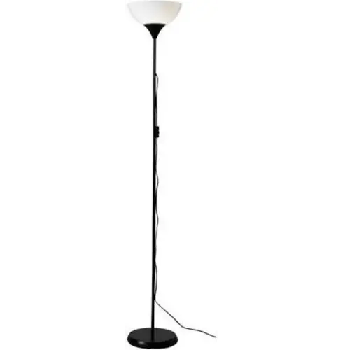 Lampada da Terra VT-7500 Design Moderno Nero Salotto Arredo Casa Elegante Luce