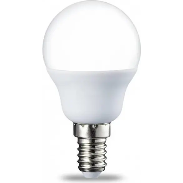 Lampadina a Sfera LED Lampada Tonda E14 5,5w Bianco Freddo Abat-jour Camera