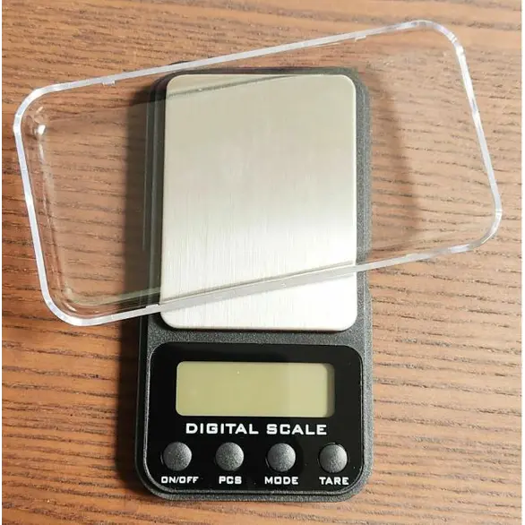 Mini Bilancino di Precisione Bilancia Digitale Display LCD Tascabile 0.1g-1000g