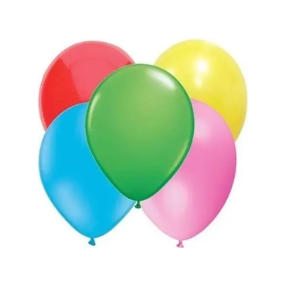 5 Pacchi da 6 Palloncini Multicolore 30 Grandi Lattice Festa Party Compleanno