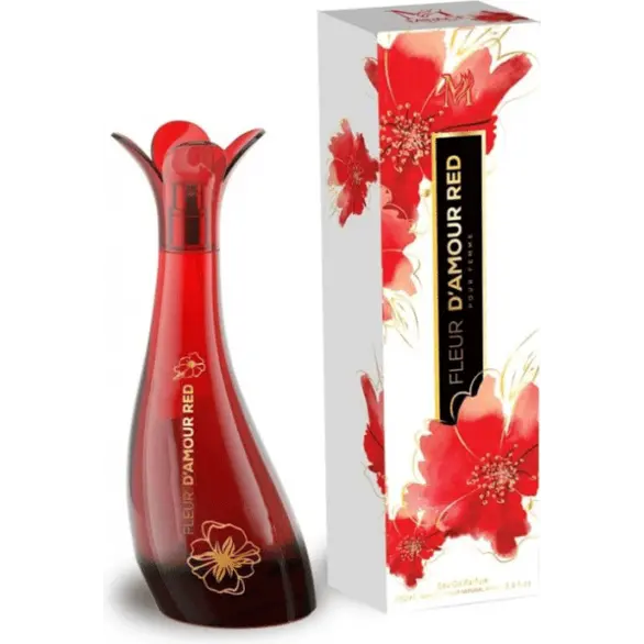 Profumo da Donna Fleur d'Amour Red 100 ml Eau de Parfum Pour Femme Spray Dolce