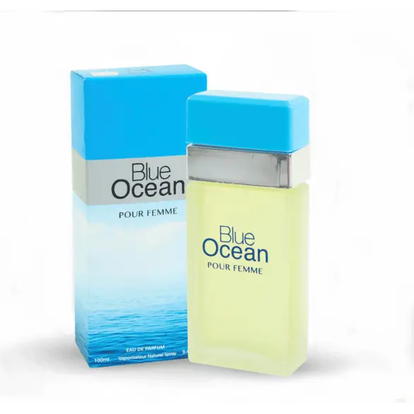 Profumo da Donna Blue Ocean 100ml Eau de Toilette Parfum pour Femme Idea Regalo
