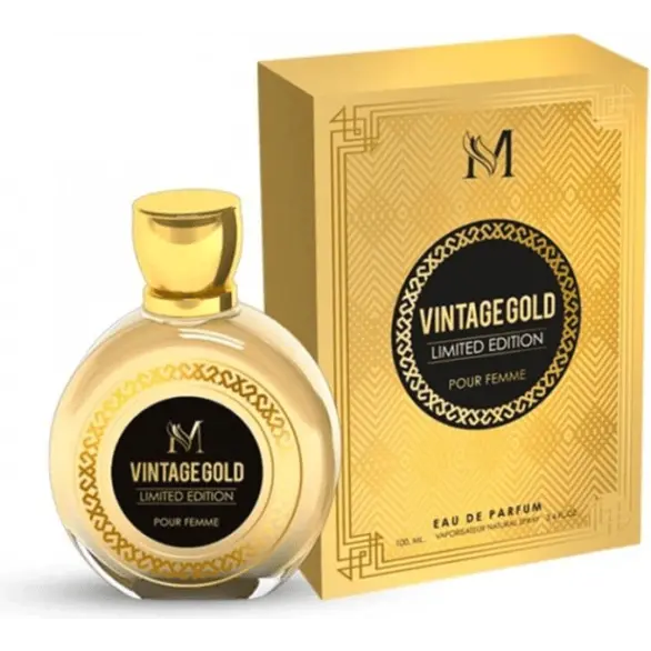 Profumo da Donna Vintage Gold Limited Edition 100ml Eau de Parfum pour Femme