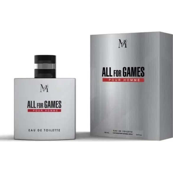 Profumo da Uomo All For Games 100 ml Eau de Toilette Parfum pour Homme Spray