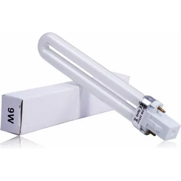 Bulbo Lampadina UV 9 watt-L 365nm Per Lampada Estetista Universale Luce Bianca