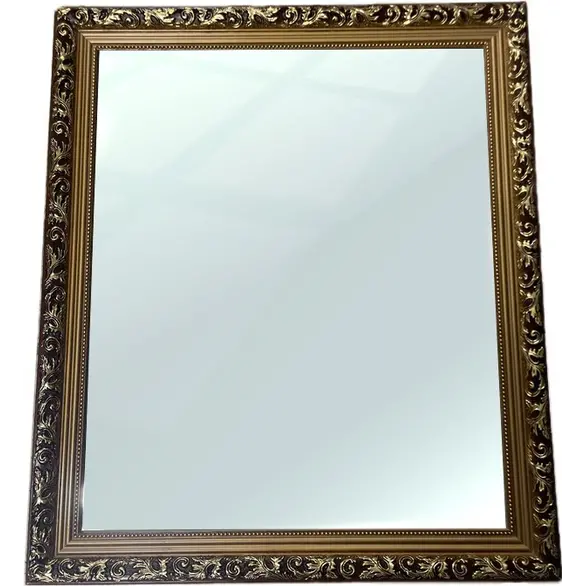 Specchio Specchiera Grande Cornice Rettangolare Stile Vintage 40x50 cm Decorata