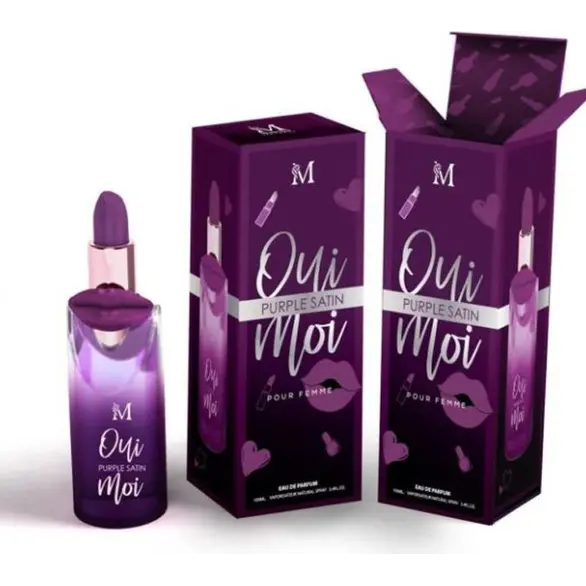 Profumo da Donna Oui Moi Purple Satin Eau de Parfum pour Femme 100 ml Regalo
