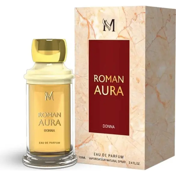 Profumo da Donna Roman Aura Eau de Parfum pour Femme 100 ml Idea Regalo