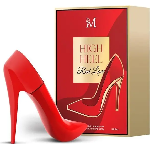 Profumo da Donna High Heel Red Love Eau De Parfum Pour Femme 90 ml Idea Regalo