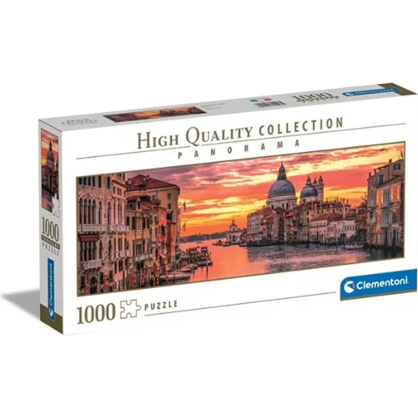 Puzzle 1000 Pezzi Gran Canale di Venezia Collezione Panorama 98x33cm 14 anni+
