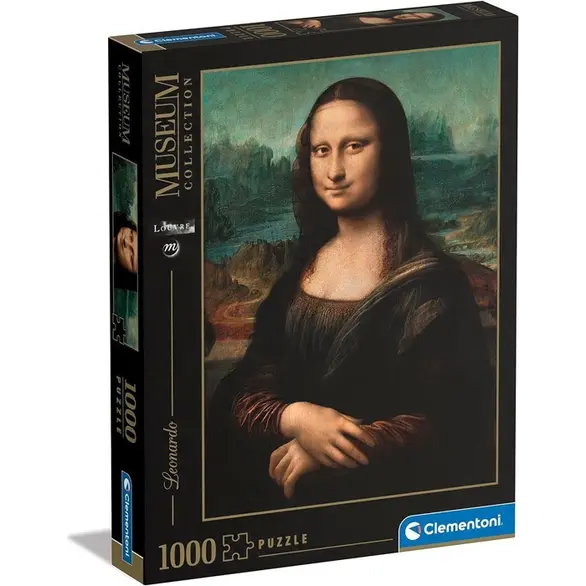 Puzzle 1000 Pezzi Gioconda di Leonardo da Vinci Museum Collection 69x50 cm