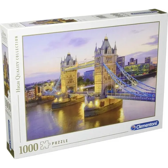 Puzzle 1000 Pezzi Londra Tower Bridge Ponte Torre Fiume Tamigi 69x50 cm