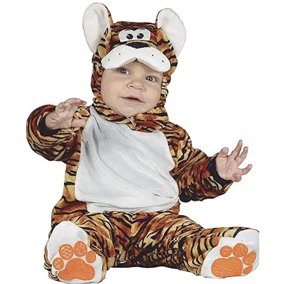 Costume Carnevale tigrotto per neonato bimbo bimba 12-24 mesi tigre Halloween...