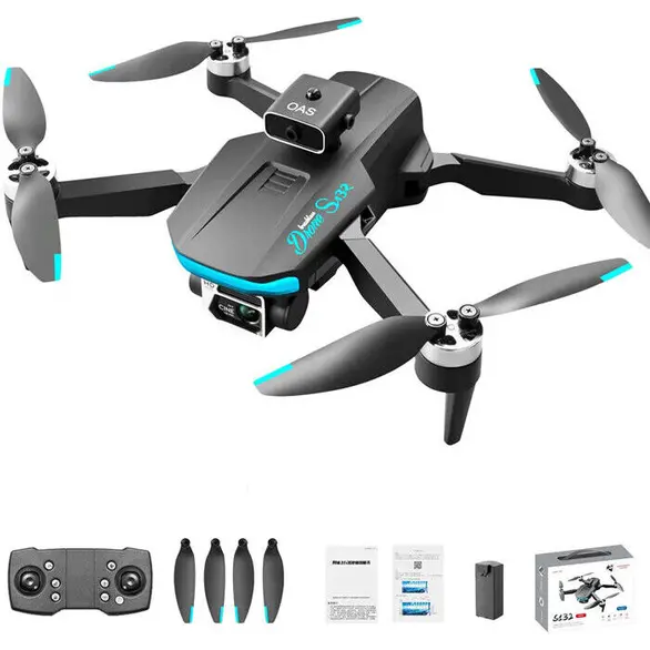 Mini Drone S132 GPS 8K Professionale Fotocamera Motore Brushless Telecomando