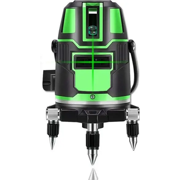 Livella Laser Tracciatore Autolivellante 360º Rotazione 5 Linee Verdi Q-SP01