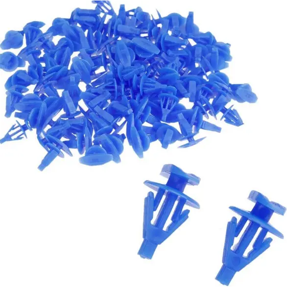 240x Rivetto Clip in Plastica Blu Rivetti Clip di Fissaggio Universali Auto