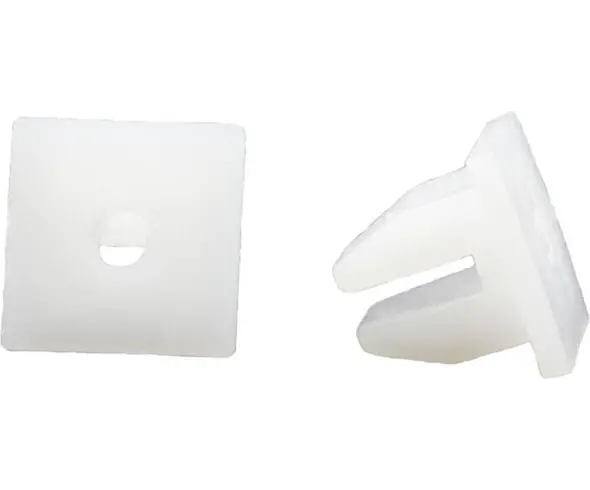 240x Rivetti Clip di Fissaggio Multiuso per Auto in Plastica Bianco 15,8x14mm