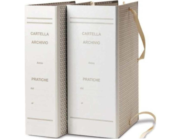25 Cartella Archivio Faldoni Lacci Legacci 25x35cm Dorso 10 Ufficio Cartelle