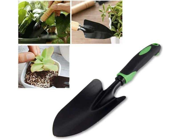 2x Paletta da Giardinaggio 32cm Trapiantatore Utensili Attrezzi Giardino Manico