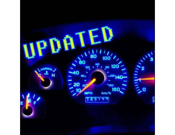 4 LED T5 1SMD 12-16,5V Lampade Lampadine Luci Blu Auto Moto Camion 465k...