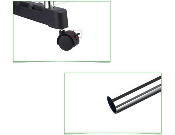 Appendiabiti Attaccapanni Stendere Appendi Abiti Regolabile Ruote...