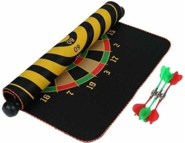 Bersaglio Magnetico 6 Frecce Dardi Tiro Segno Sport Freccia Magnetica 15"...