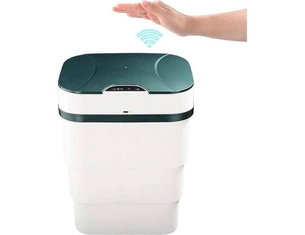 Cestino Dei Rifiuti Con Sensore Automatico Pattumiera Contenitore Spazzatura
