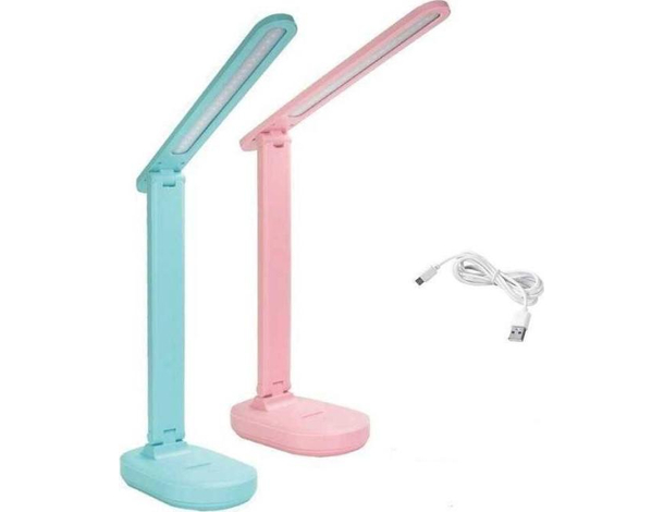 Lampada Da Scrivania Led Inclinabile 180° Pieghevole Lettura Tavolo Luce B0440