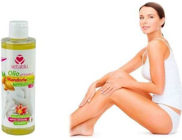 Olio di Mandorle Dolci 2 Flaconi da 200ml Olio Per il Corpo da Massaggi PH5.5... Olio di Mandorle Dolci 2 Flaconi da 200ml Olio Per il Corpo da Massaggi PH5.5...