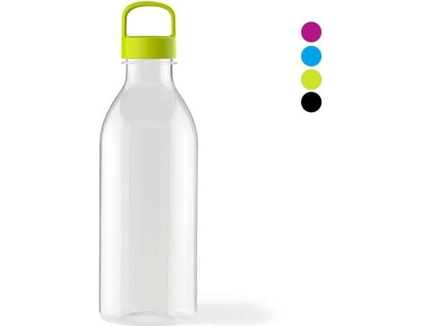 Set da 12 Bottiglia Succo Plastica Trasparente Bottiglie 1L Con Tappo Borraccia