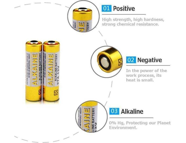 Set Pila Batterie Batteria 27A 27 A LR27A MN27 G27A 12V Ricambio Telecomando...