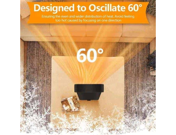 Stufa Elettrica Riscaldamento Stufetta 2000W Portatile Regolabile 41x18x12 cm... Stufa Elettrica Riscaldamento Stufetta 2000W Portatile Regolabile 41x18x12 cm...