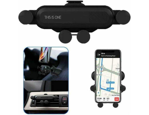 Supporto Smartphone Auto Bocchetta Aria Cellulare Universale Molla Regolabile