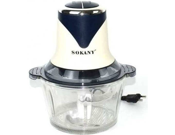 Tritatutto Elettrico 600W Tritacarne Cucina con 4 Lame Ciotola in Vetro 2L 3