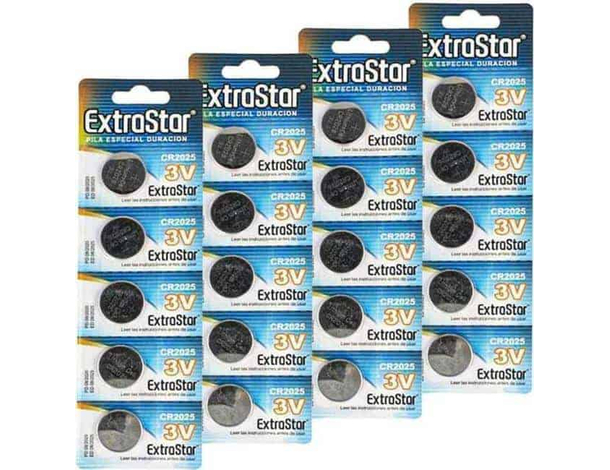 20x Pile CR2025 3V Batterie a Bottone Orologio Pila Calcolatrice Bilancia 4