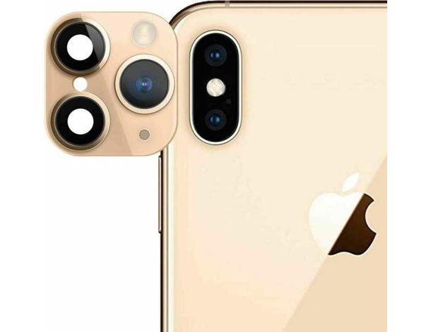 3x Adesivo Fotocamera Finta Per iPhone X XS Max iPhone 11 PRO Max Lente Foto...