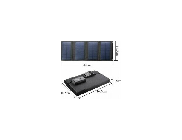 Pannello Solare 80 watt Pieghevole Caricabatterie Campeggio Zaino USB...