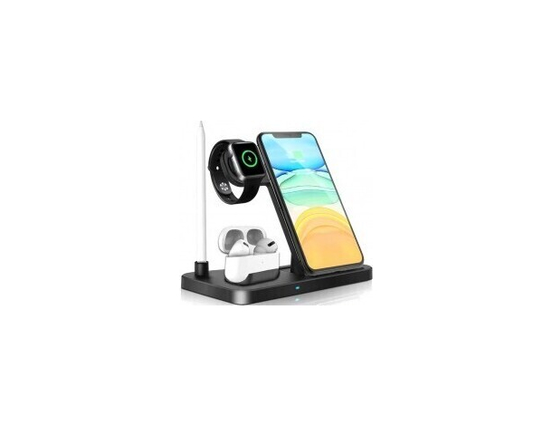 Base Ricarica Docking Station Wireless Iphone Watch Cuffie Pods Pencil...