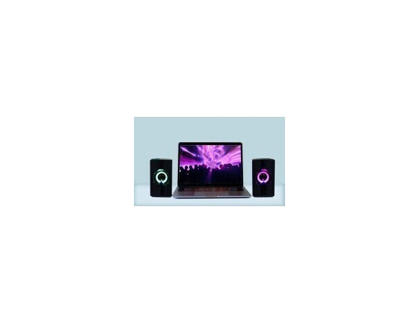 Casse Altoparlanti Audio PC LED Speaker Computer RGB USB Stereo Laptop...