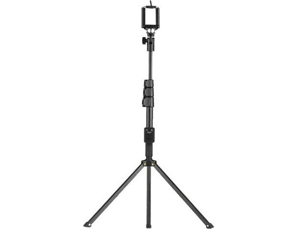 Cavalletto Smartphone Treppiede 104cm Selfie Telecomando Bluetooth Wireless...