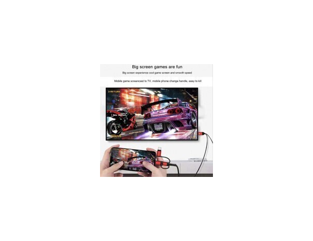 Cavo HDTV Adattatore Video 3in1 TYPE-C Lightning Micro USB a HDM iOS e...