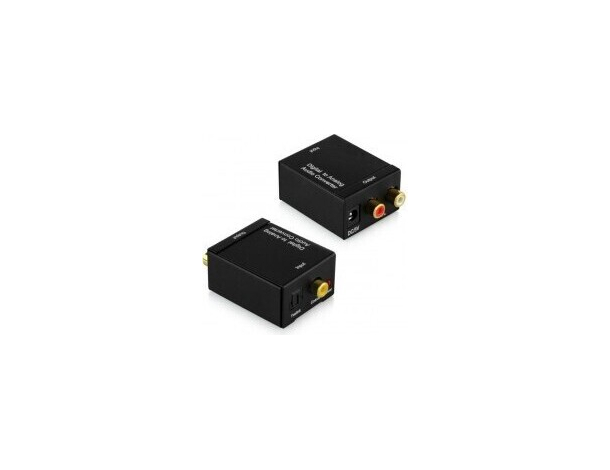 Convertitore Audio Digitale Coassiale Toslink Analogico RCA 3,5 mm Adattatore