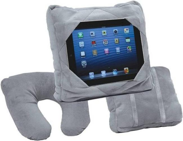 Cuscino Da Viaggio Tablet iPad 3 in 1 Trasformabile Pillow Poggiatesta Auto...