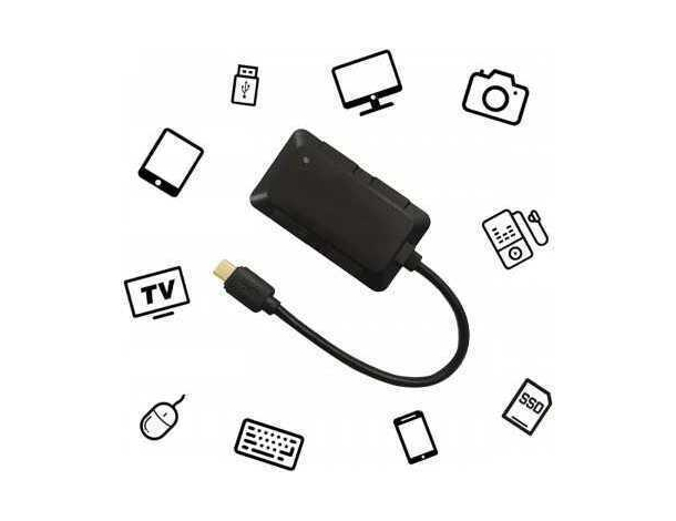 Hub Sdoppiatore 4 Porte USB 3.0 Multi Porta Laptop SS PC Notebook Splitter Nero
