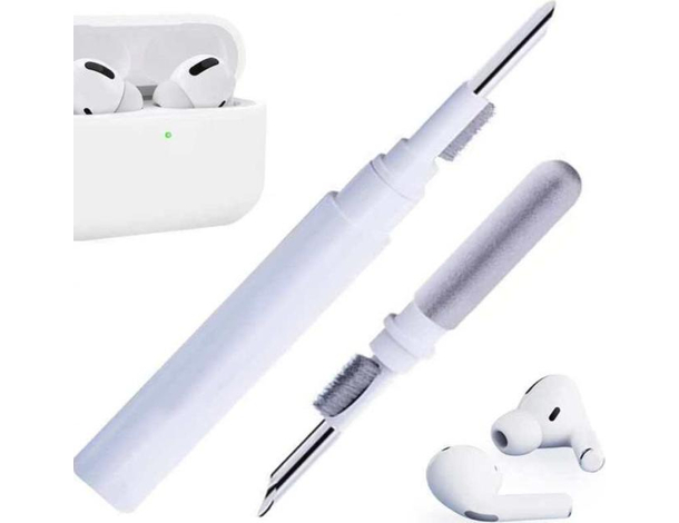 Kit Pulizia per Auricolari Spazzola Penna Air Pods Smartphone Cuffie Pennino...