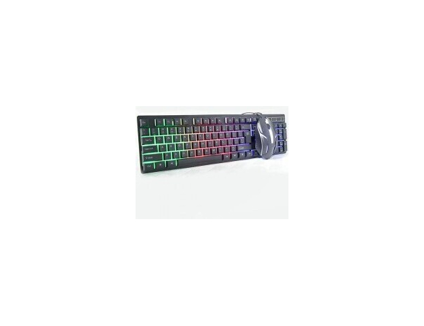 Kit Tastiera e Mouse USB CMK-188 Confortevole RGB Retroilluminato PC Gaming Led