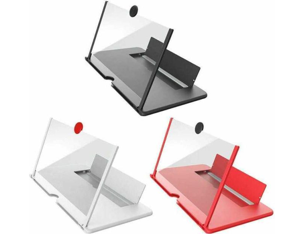 Lente Ingrandimento Smartphone Tablet Telefono Schermo Lettura Video Film...