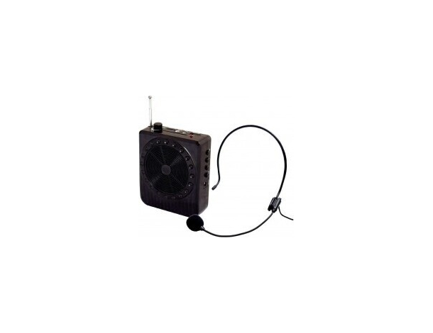 Megafono Amplificatore Voce Microfono Mp3 USB SD Guide Turistiche 20W Portatile