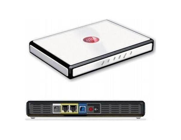 Modem Alice Telecom ADSL Gate 2 Plus 20 Mega Ethernet Internet USB Completo...